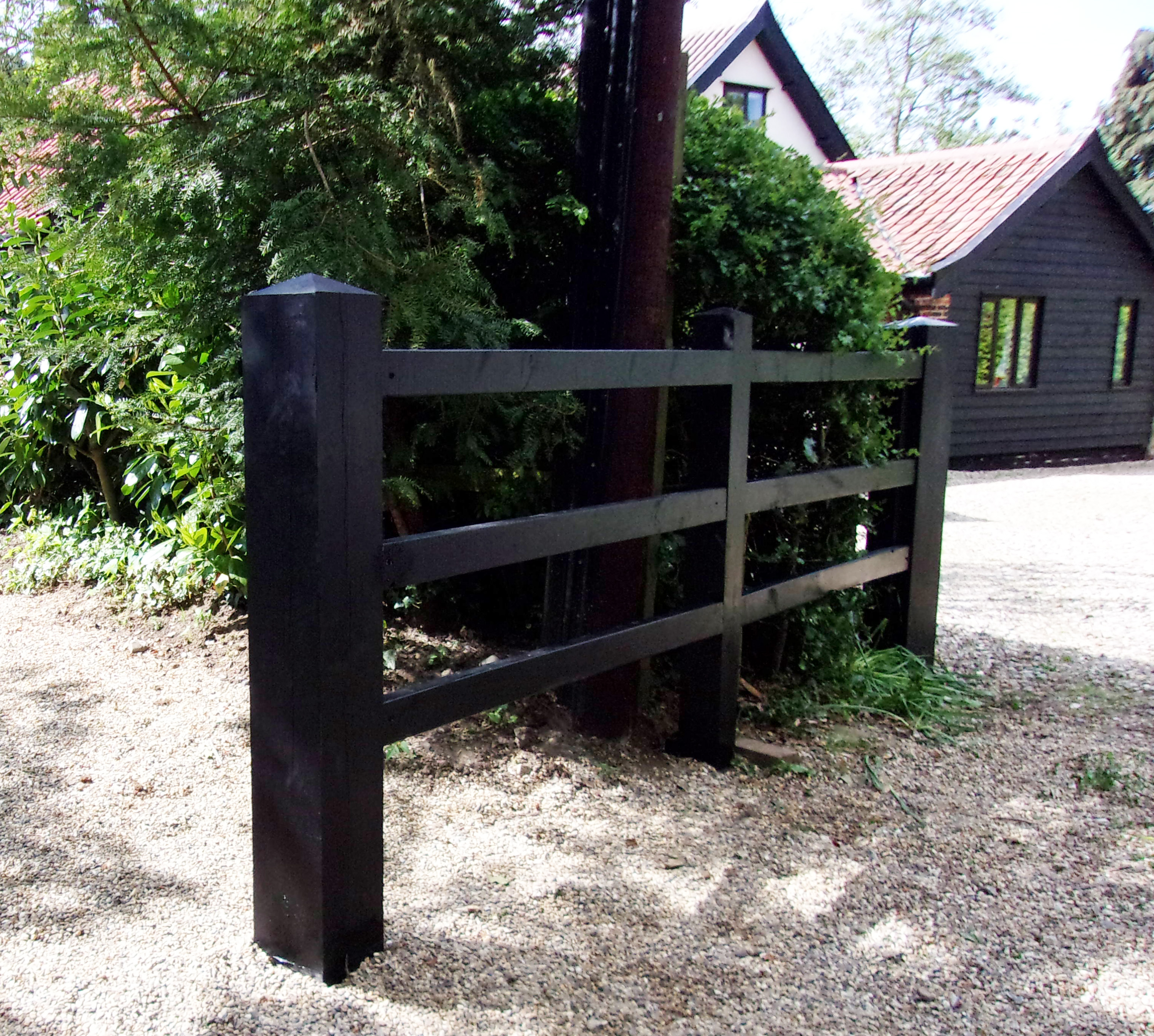 Post & rail fencing — APD Landscaping, Northern Ireland