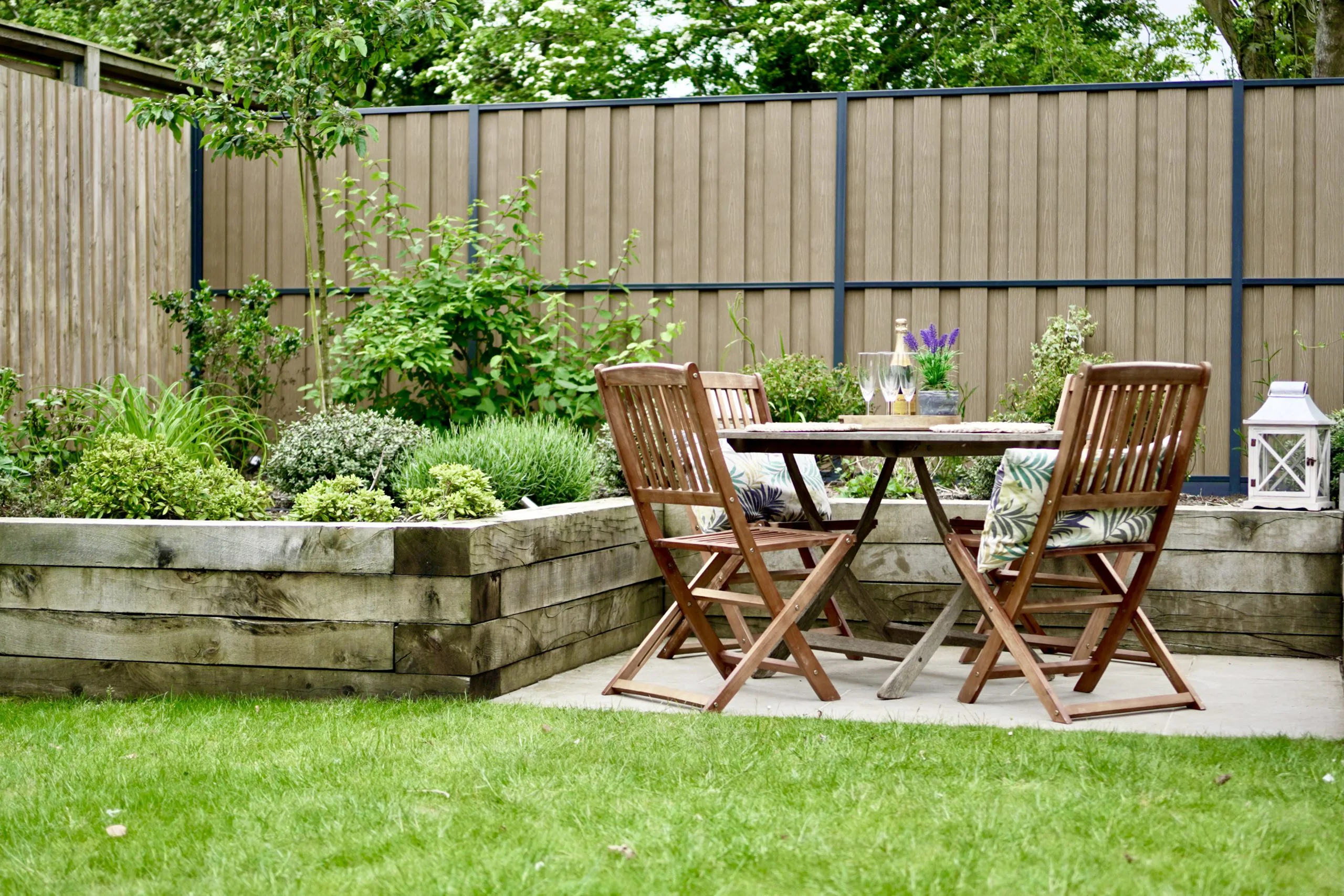Modern residential fencing — APD Landscaping, Northern Ireland